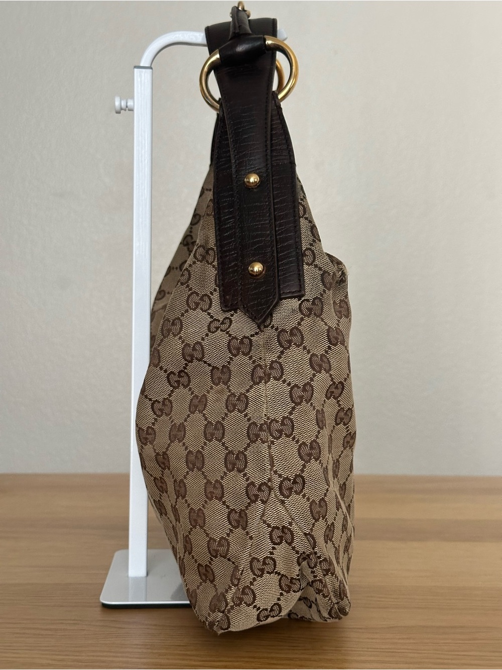 Gucci Horsebit hobo shoulder bag with COA - Picture 4 of 16